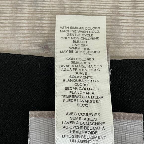 Chicos Size 2 Short (12) Faux Pocket Pants Charcoal Gray Stretch Straight Leg - Picture 6 of 11